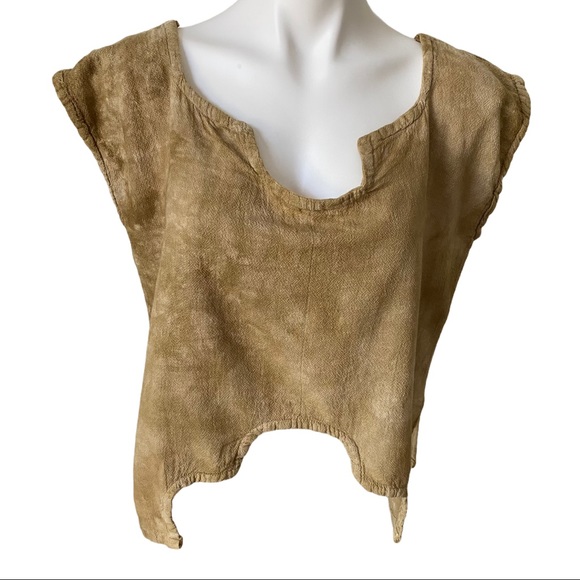 Gauzeway Tops - Gauzeway Crop/Layering Tie Dye(?) Top Slouchy OSFM